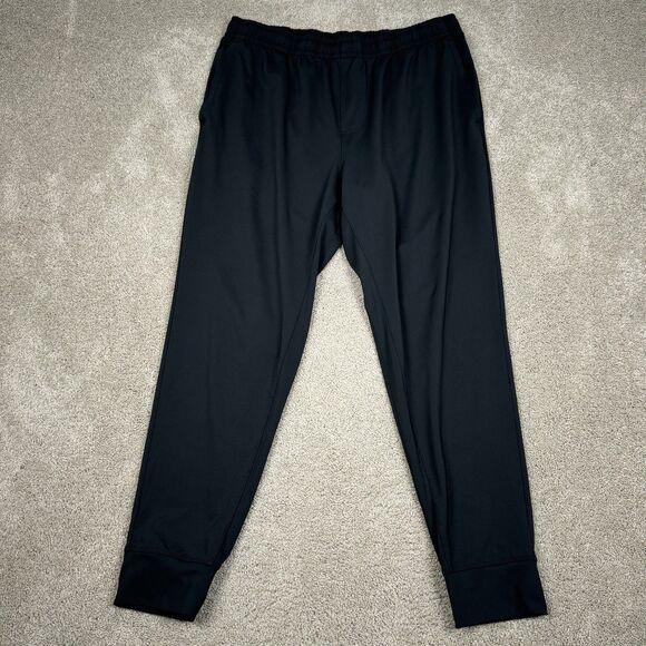Rhone Pants Mens XL Black Everyday Track Jogger Sweatpants Workout Gym Training - Picture 1 of 7